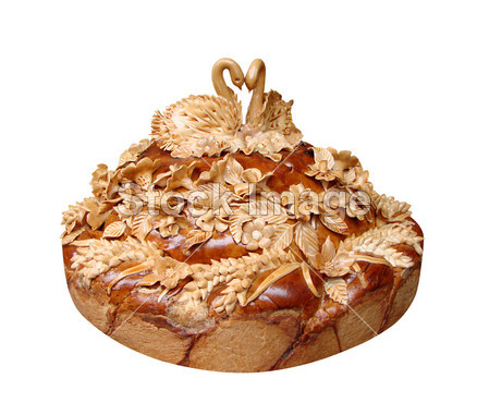 孤立乌克兰节日面包店假日面包图片素材(图片