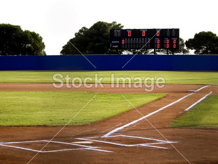棒球体育场与记分板图片素材(图片编号:50389