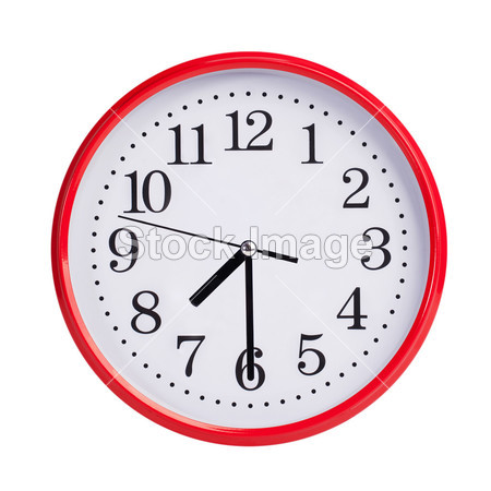 Half of the eighth on a round clock face(图片编号