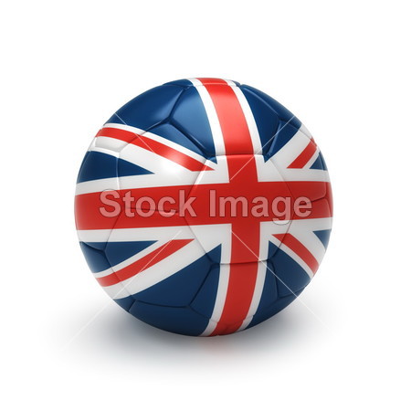 3d 足球球的英格兰国旗图片素材(图片编号:50