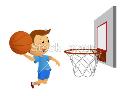 动漫跳跃篮球球员拍摄目标图片素材(图片编号