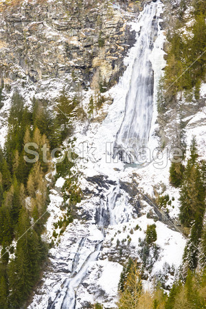 冰冷的瀑布图片素材(图片编号:50415604)_自然