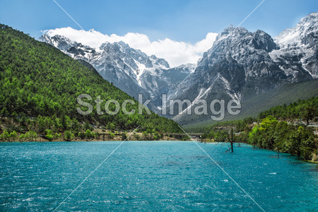 White Water River waterfall at Mt.Jade Dragon 