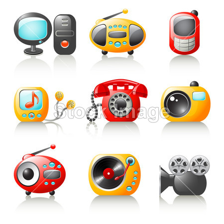 卡通媒体家电图片素材(图片编号:50421707)_电