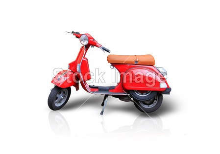 红色踏板车图片素材(图片编号:50450640)_交通