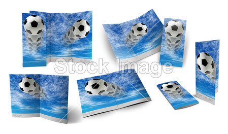 足球球宣传册模板,图片素材(图片编号:504506