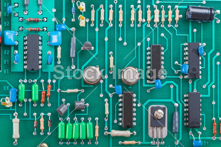 电子印制电路板的详细信息图片素材(图片编号