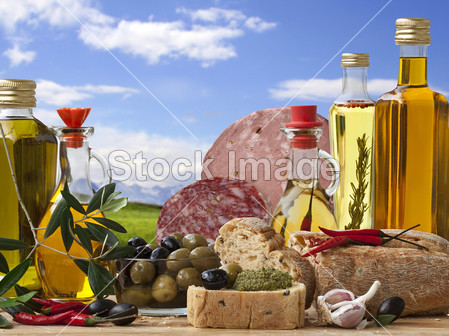 装饰的意大利熟食店图片素材(图片编号:50463