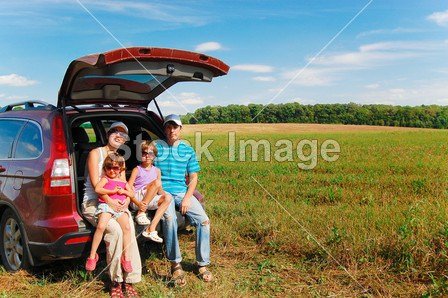 夏季度假的家庭车之旅图片素材(图片编号:504