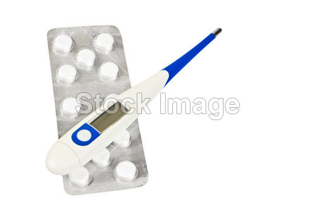 数字温度计和丸图片素材(图片编号:50473127