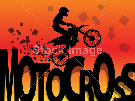 摩托车越野赛背景图片素材(图片编号:5049596