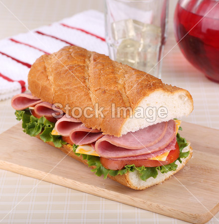 午餐肉三明治图片素材(图片编号:50509806)_中