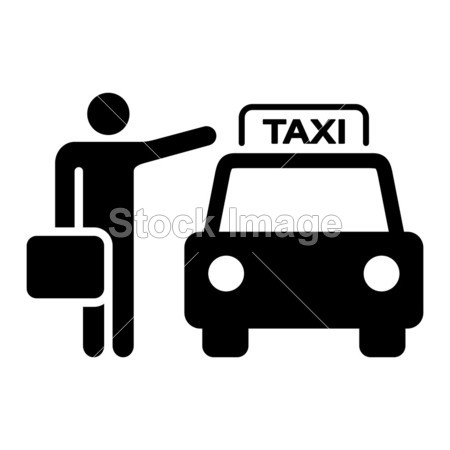 出租车标志剪影图片素材(图片编号:50513288
