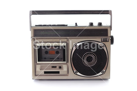 老式收音机盒式磁带图片素材(图片编号:50528