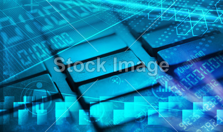 键盘与发光的编程代码图片素材(图片编号:505