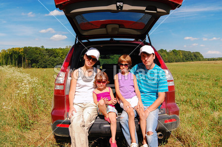 夏季度假的家庭车之旅图片素材(图片编号:505