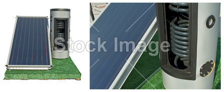 太阳能电池和加热器图片素材(图片编号:50574