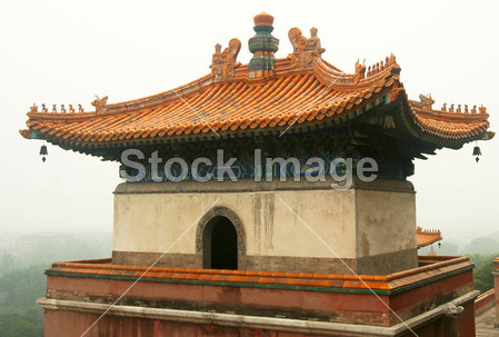 中国建筑在颐和园的一个例子图片素材(图片编