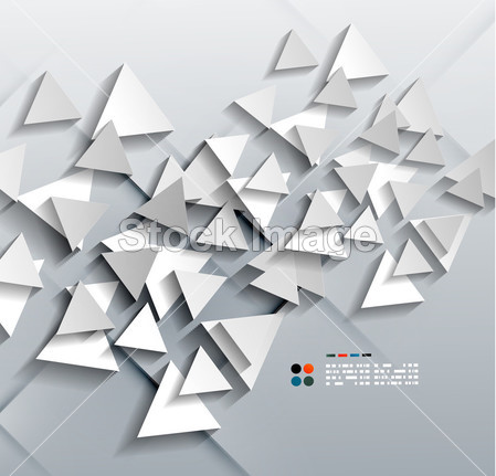 3d 纸三角形图片素材(图片编号:50587407)_艺