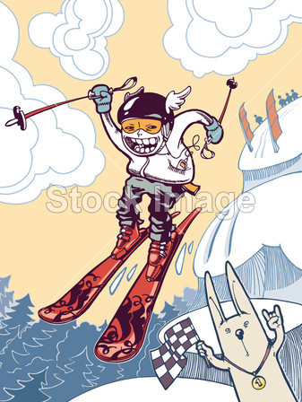 勇敢滑雪 freerider图片素材(图片编号:5061792