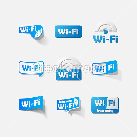 Free Zone wi-fi, sticker图片素材(图片编号:506