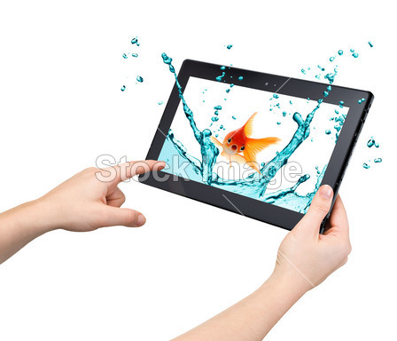 平板的交互性和高性能的概念图片素材(图片编