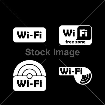 Free Zone wi-fi, sticker图片素材(图片编号:506