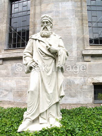 老石雕像的主教或神父图片素材(图片编号:506