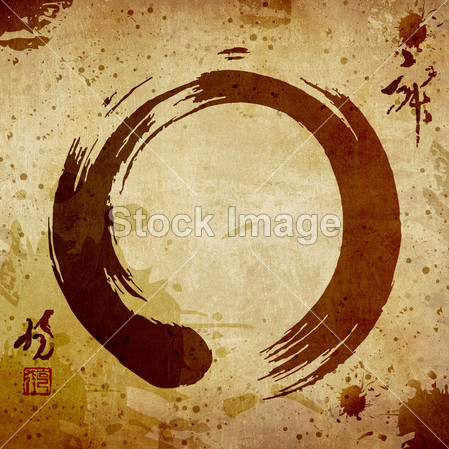 禅宗圆复古背景图片素材(图片编号:50668262