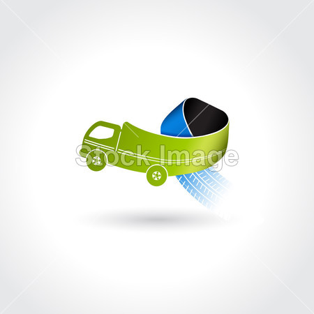 Vector business delivery symbol, transport icon