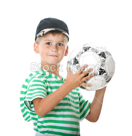 男孩抱着足球球图片素材(图片编号:50705344