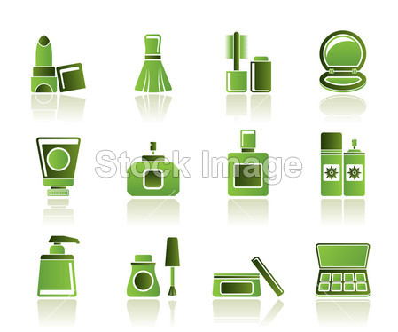 化妆品行业和美容图标图片素材(图片编号:507