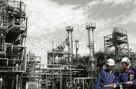 内化工炼油厂石油工人图片素材(图片编号:507