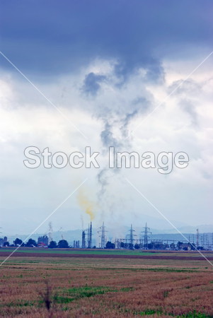Chemical industry pollution图片素材(图片编号: