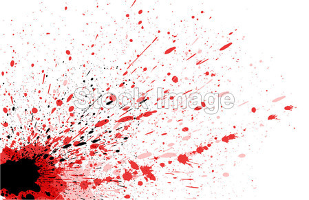 红色和黑色油漆溅图片素材(图片编号:5074411