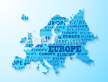 欧洲地图演示文稿图片素材(图片编号:5075107