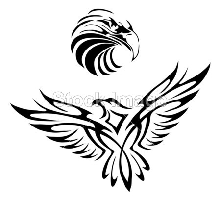 一只鹰的纹身图片素材(图片编号:50753145)_其