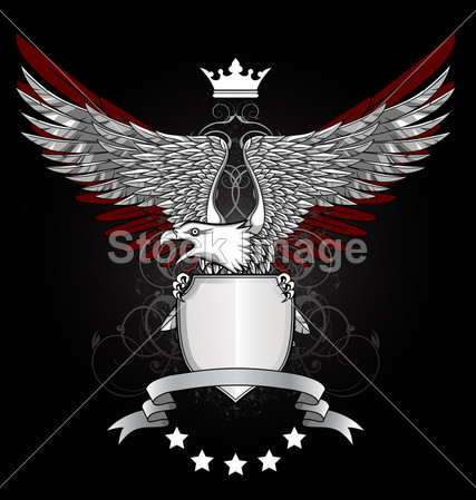 老鹰与盾牌和国徽图片素材(图片编号:5075668