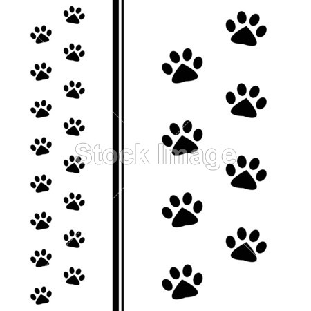 动物的爪印图片素材(图片编号:50758201)_其它
