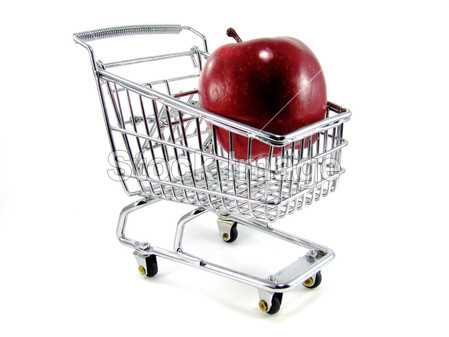 购物车中的苹果图片素材(图片编号:50766862