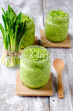 酱汁的野生大蒜图片素材(图片编号:50781193