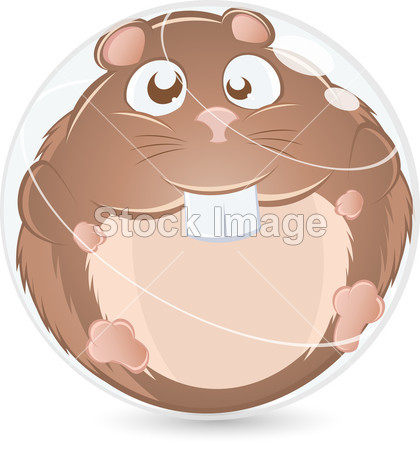 可爱的卡通仓鼠球图片素材(图片编号:5078646