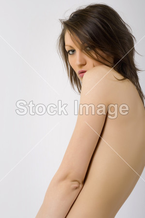 年轻漂亮的裸体女人肖像图片素材(图片编号:5