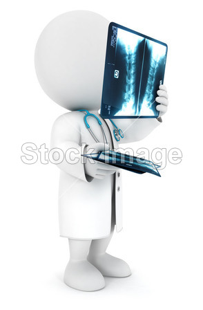 3d 白色放射科医生图片素材(图片编号:508374