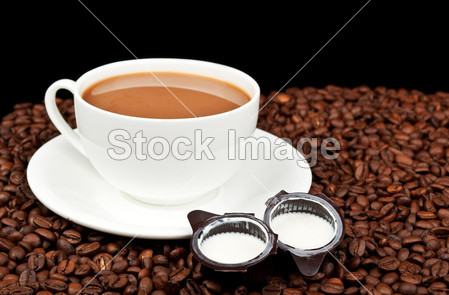 杯咖啡加牛奶图片素材(图片编号:50854530)_咖