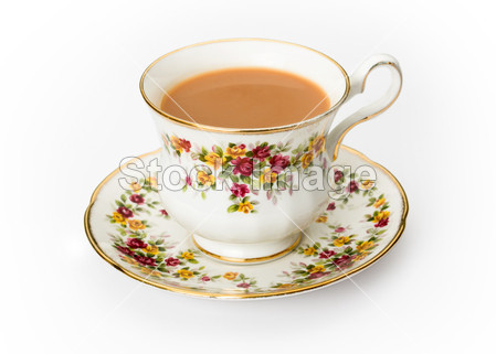 在一个骨瓷杯英国茶(图片编号50859837)_咖啡