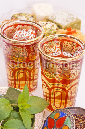 摩洛哥茶和土耳其软糖图片素材(图片编号:508