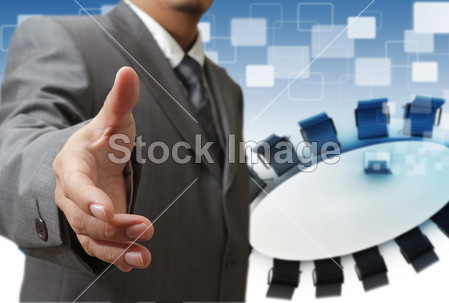 商务男人和会议表格背景图片素材(图片编号:5