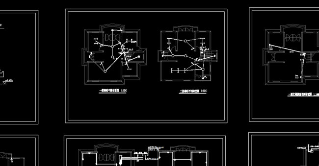 原創cad標準水電修施工圖版權可商用