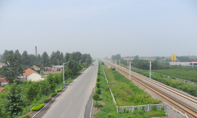 铁路 公路景象素材